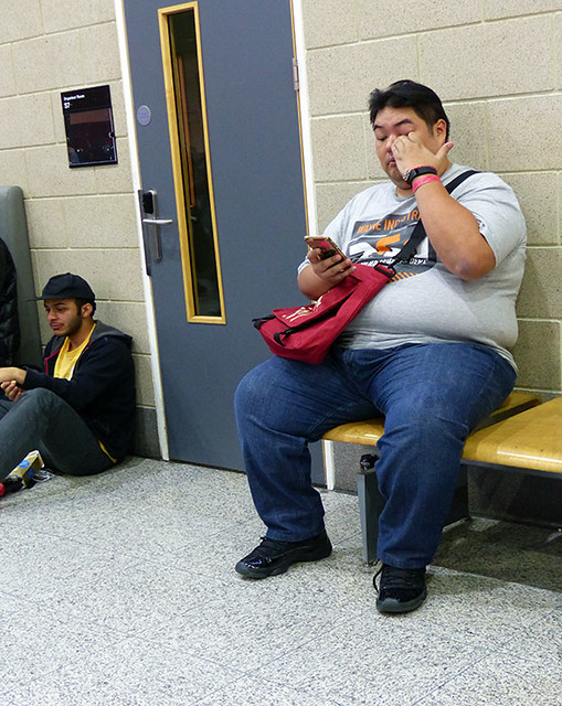 obese man