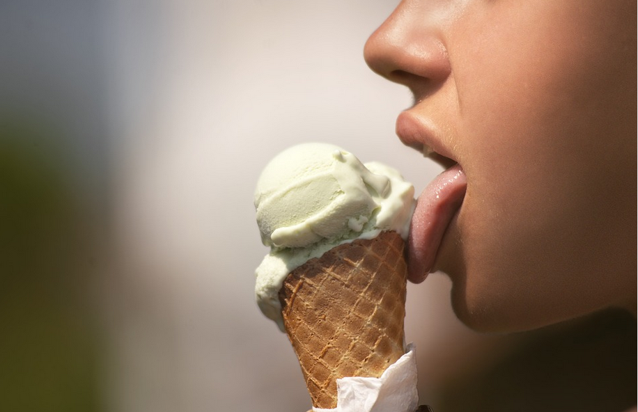 taking icecream